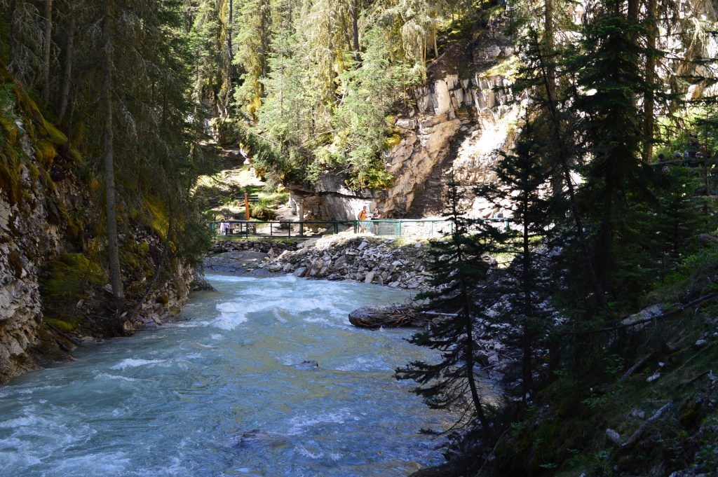 Johnston Canyon with a Toddler